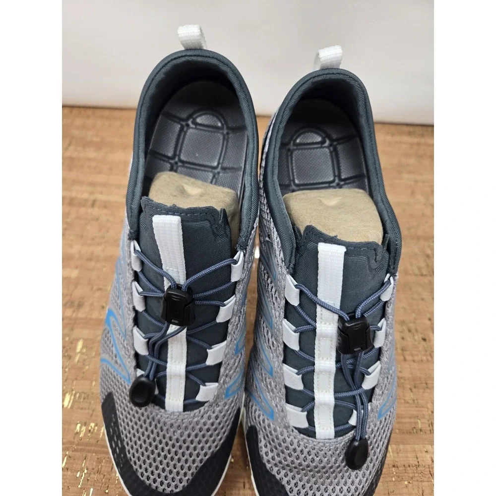 Merrell Shoes Tetrex Water Vapor 20 Mens 7.5 Blue White Grey Quick Toggle Lacing
